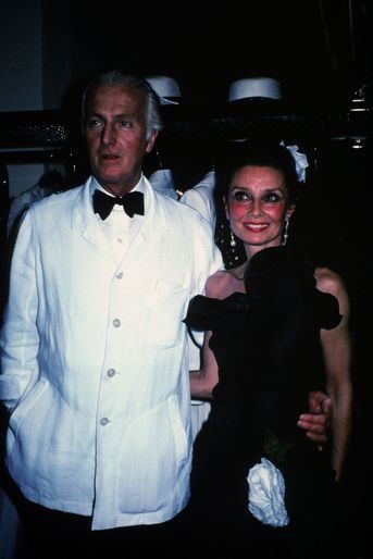 Hubert de Givenchy et Audrey Hepburn en 1982 