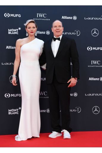 Charlène de Monaco et le prince Albert à la cérémonie des prix &quot;Laureus du sport&quot; 