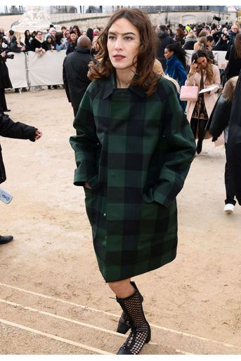 Alexa Chung au défilé Dior à Paris le 25 février 2020