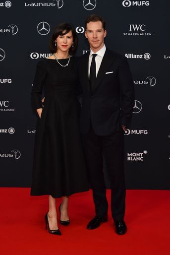 Benedict Cumberbatch et sa femme Sophie Hunter à la cérémonie des prix &quot;Laureus du sport&quot;