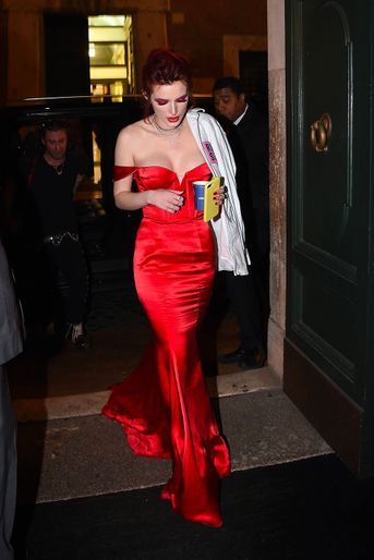Bella Thorne à Rome le 27 février 2018