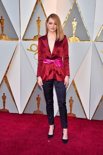 Emma Stone dans une tenue Louis Vuitton