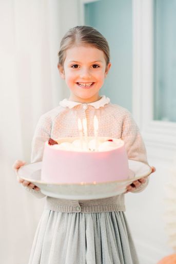 La princesse Estelle de Suède. Photo diffusée le 23 février 2018 pour ses 6 ans