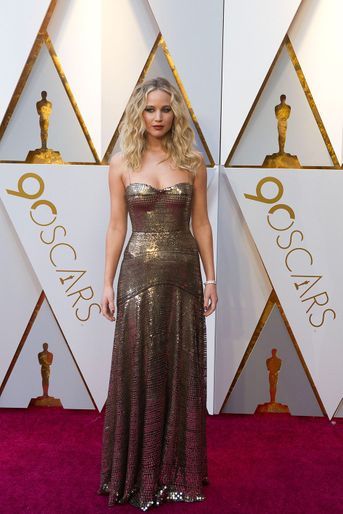 Jennifer Lawrence dans une robe Dior