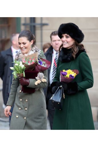 Kate Middleton Et Victoria De Suède, Les Retrouvailles     14