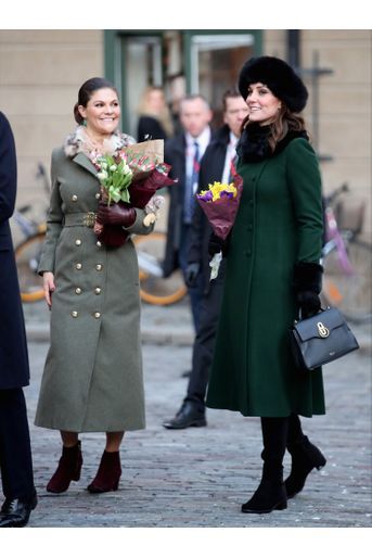 Kate Middleton Et Victoria De Suède, Les Retrouvailles     16
