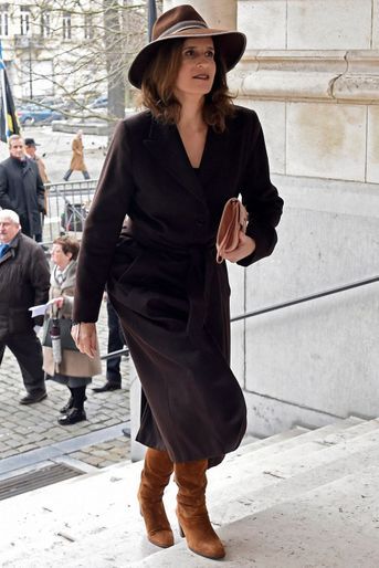 La princesse Maria-Esmeralda de Belgique à Bruxelles, le 20 février 2018