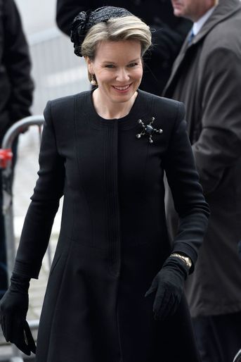 La reine des Belges Mathilde à Bruxelles, le 20 février 2018