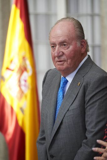 L&#039;ex-roi Juan Carlos à Madrid, le 19 février 2018
