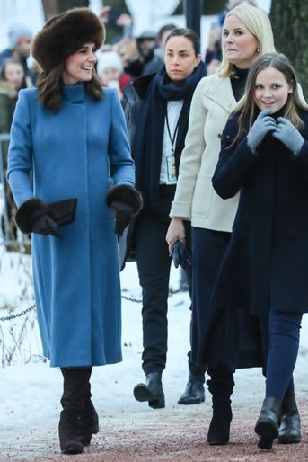 La duchesse de Cambridge en Norvège, le 1er février 2018