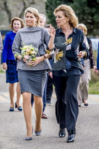 La reine Maxima des Pays-Bas à Zandvoort, le 11 avril 2018