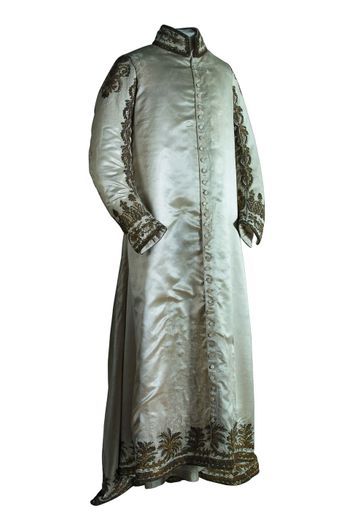 Tunique de l&#039;Empereur pour le sacre. Musée Napoléon Ier au château de Fontainebleau