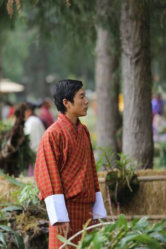 Le prince Jigyelat du Bhoutan, à Punakha le 25 avril 2018 