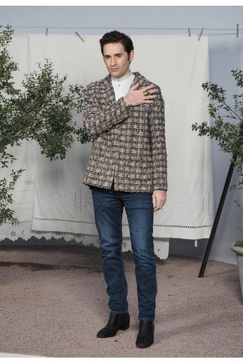Nicolas Maury au défilé Chanel Haute Couture printemps-été 2020 au Grand Palais à Paris mardi 21 janvier. 