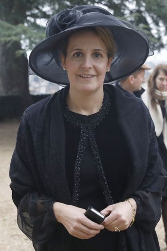 La princesse Philomena d&#039;Orléans, épouse du prince Jean, à Dreux le 6 janvier 2018
