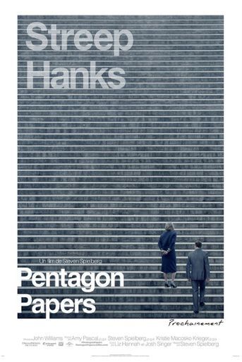 "Pentagon Papers"L'ode au quatrième pouvoir de Steven Spielberg raconte la publication en 1971 par le Washington Post des Pentagon Papers, des documents secrets exposant les mensonges du gouvernement américain sur la guerre du Vietnam.