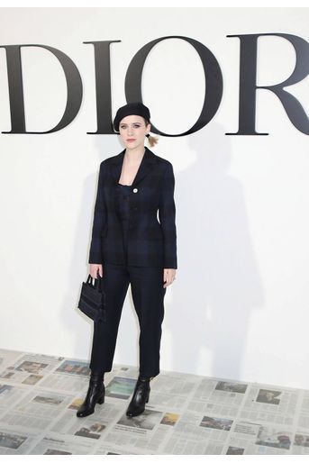 Rachel Brosnahan au défilé Dior à Paris le 25 février 2020