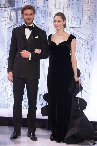 Pierre Casiraghi et Beatrice Borromeo au bal de la rose 2018, le 24 mars 2018.