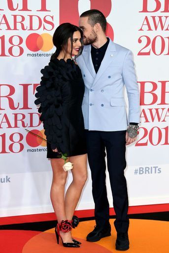 Cheryl Cole et Liam Payne à la cérémonie des Brit Awards 2018, le 21 février 2018.