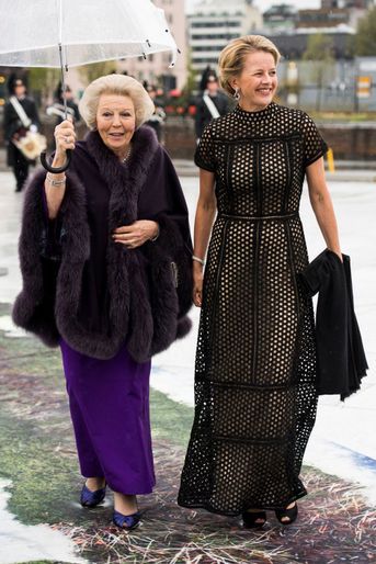 Les princesses Beatrix et Mabel des Pays-Bas à Oslo le 10 mai 2017