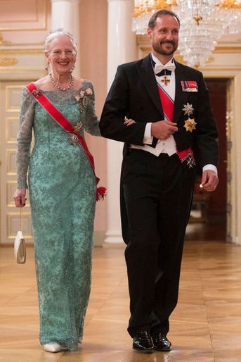 La reine Margrethe II de Danemark à Oslo le 9 mai 2017