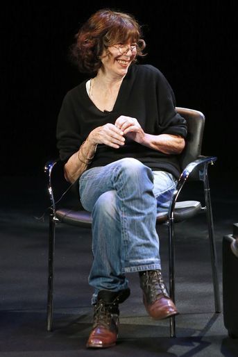 Jane Birkin à New York pour parler de sa carrière et son histoire, le 29 janvier 2018.