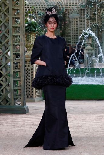 Le défilé Haute Couture de Chanel, présenté à Paris le 23 janvier 2018.