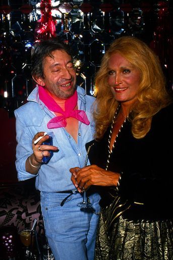 Dalida avec Serge Gainsbourg en 1986