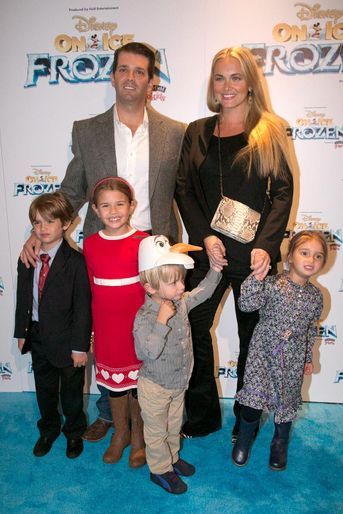 Vanessa et Donald Trump Jr avec leurs enfants Kai, Donald III, Tristan et Spencer, en novembre 2014.