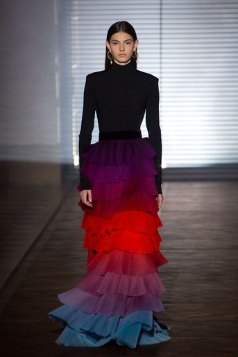 Le défilé Haute Couture de Givenchy, présenté à Paris le 23 janvier 2018.