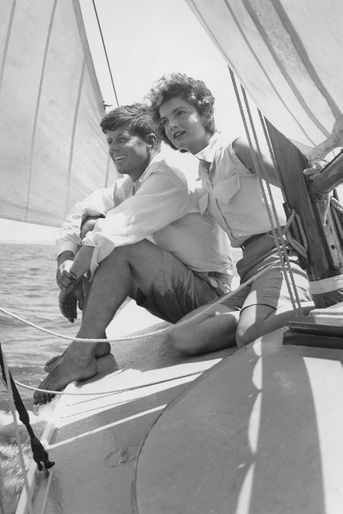 John et Jackie Kennedy en 1953