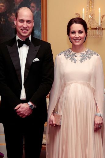 Kate Middleton et le prince William à Oslo, le 1er février 2018