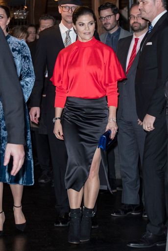 La princesse Victoria de Suède à Stockholm, le 31 janvier 2018