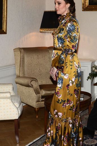 La duchesse Catherine de Cambridge à Stockholm, le 30 janvier 2018