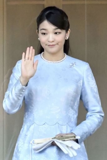 La princesse Mako du Japon à Tokyo, le 2 janvier 2018
