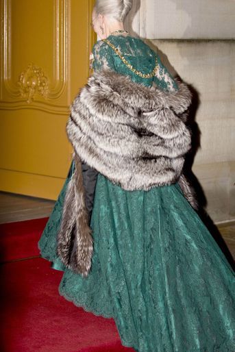 La reine Margrethe II de Danemark à Copenhague, le 1er janvier 2018