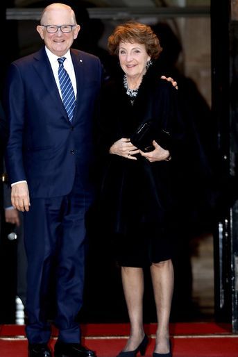 La princesse Margriet des Pays-Bas et son mari Pieter van Vollenhoven à Amsterdam, le 3 février 2018