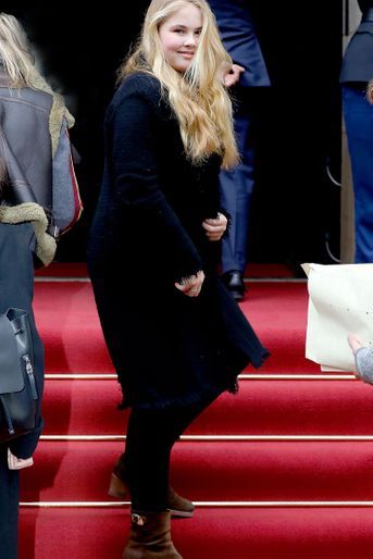 La princesse Catharina-Amalia des Pays-Bas à Amsterdam, le 3 février 2018