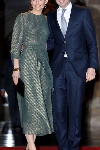 Le prince Floris des Pays-Bas et la princesse Aimée à Amsterdam, le 3 février 2018