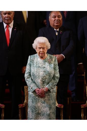 La Reine Ouvre En Famille Le Sommet Du Commonwealth Au Château De Windsor, Jeudi 19 Avril     10