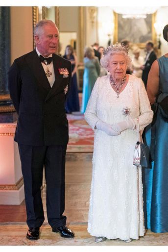 La Reine Ouvre En Famille Le Sommet Du Commonwealth Au Château De Windsor, Jeudi 19 Avril     19