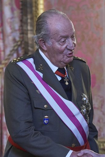 L'ancien roi Juan Carlos d'Espagne à Madrid, le 6 janvier 2018