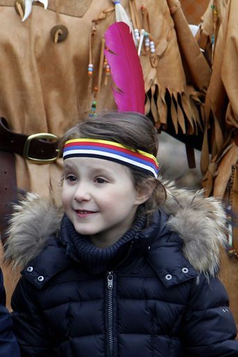 La princesse Athena de Danemark au Legoland Billund, le 24 mars 2018