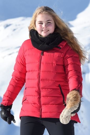 La princesse Catharina-Amalia des Pays-Bas à Lech, le 26 février 2018