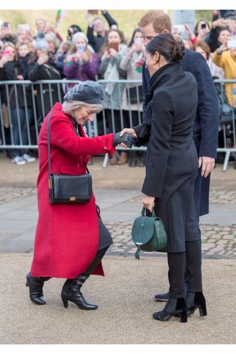 Meghan Markle et le prince Harry à Cardiff, le 18 janvier 2018