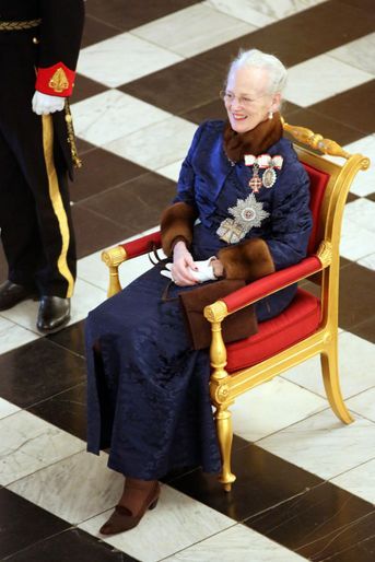 La reine Margrethe II de Danemark à Copenhague, le 2 janvier 2019