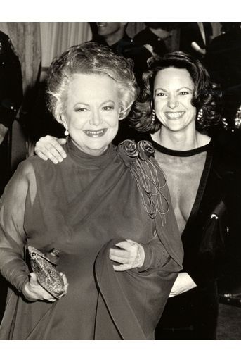 Olivia de Havilland et sa fille Gisèle