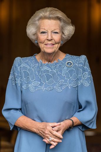 Portrait de l&#039;ex-reine Beatrix des Pays-Bas à l&#039;automne 2017. Photo diffusée pour ses 80 ans, le 31 janvier 2018