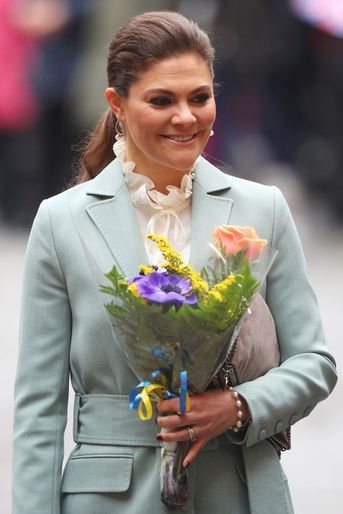 La princesse Victoria de Suède à Stockholm, le 31 janvier 2018