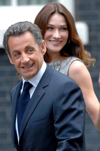 Nicolas Sarkozy et Carla Bruni le 18 juin 2010